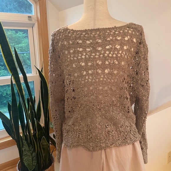 Altar’d State : Crochet Knit Sweater - Picture 4 of 11